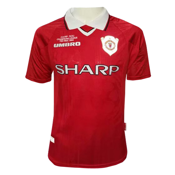 1999-2000 Manchester United Retro Home Soccer Jersey Shirt